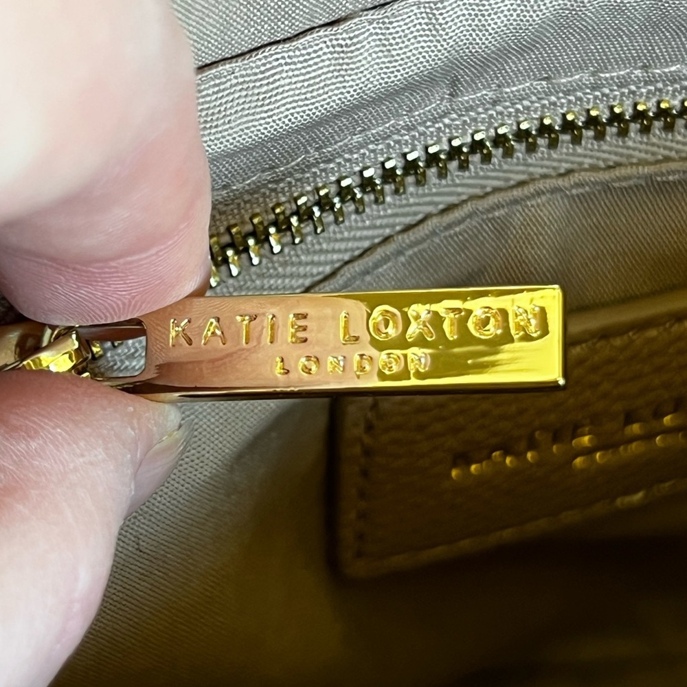 Katie Loxton London Mila Multi Way Crossbody & Backpack in Taupe Vegan Leather - Picture 12 of 15